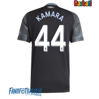 Aston Villa Boubacar Kamara #44 Tricou Fotbal Replică 2025-26 Barbati Deplasare